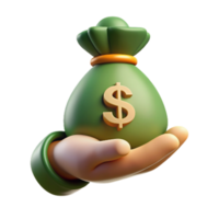 hand-give-money-bag-3d-item-free-png
